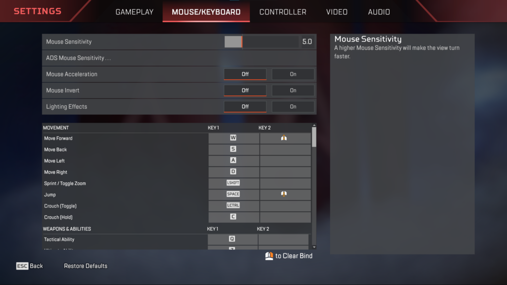 Valorant PC controls and keybindings